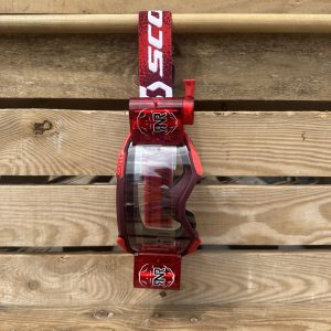 Scott Fury Custom RNR WVS Roll-Off Goggles - Red Black