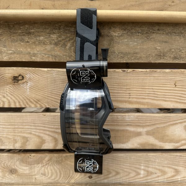 Scott Fury Custom RNR WVS Roll-Off Goggles - Black / Black