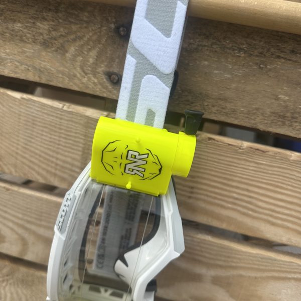 Scott Fury Custom RNR WVS Roll-Off Goggles - White / Fluo Yellow