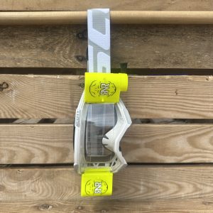 Scott Fury Custom RNR WVS Roll-Off Goggles - White / Fluo Yellow
