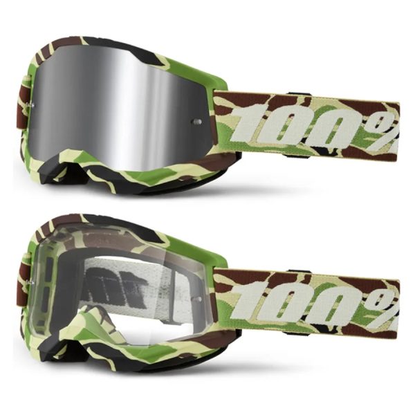 100% Strata 2 War Camo Motocross Goggles
