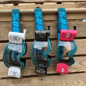 100% Strata 2 Motocross Goggles Blue Stone - RNR WVS