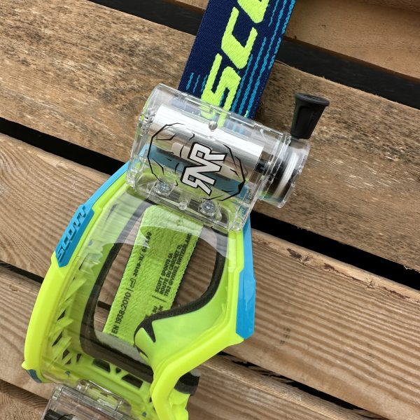Scott Fury RNR WVS Roll-Off Goggles - Neon Yellow / Blue