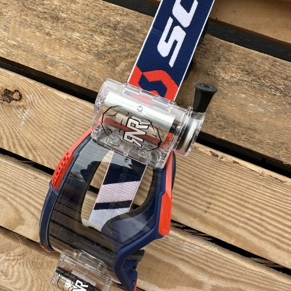Scott Fury RNR WVS Roll-Off Goggles - Blue / Red
