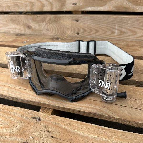 Scott Fury RNR WVS Roll-Off Goggles - Black