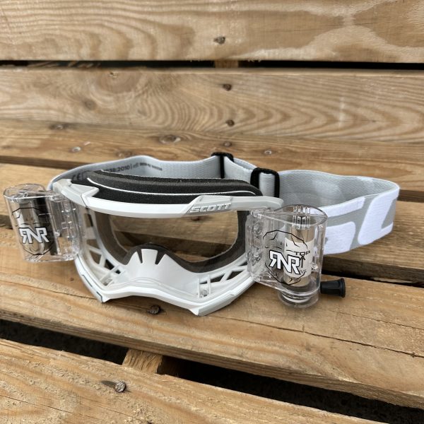 Scott Fury RNR WVS Roll-Off Goggles - White