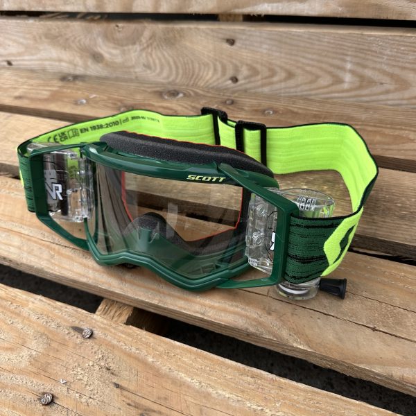 Scott Prospect RNR WVS Roll-Off Goggles - GREEN / YELLOW