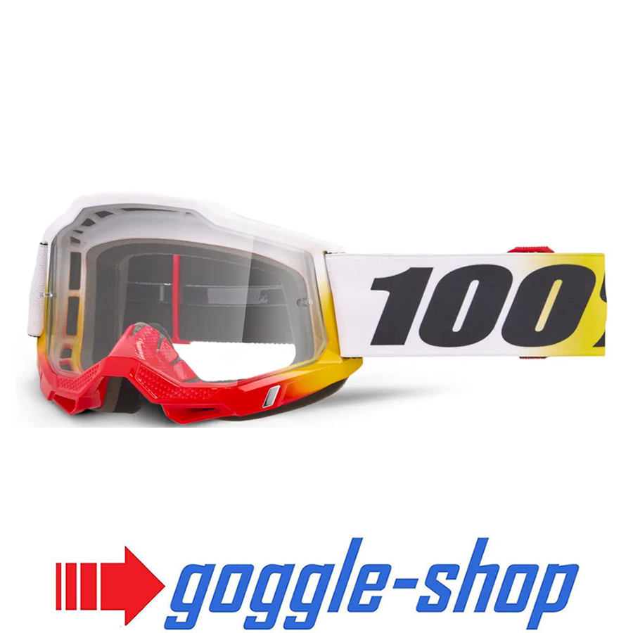 100% Accuri 2 Motocross Goggles - TORKEN CLEAR LENS