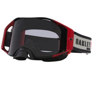 Oakley Airbrake Motocross Goggles - TLD Grey Blocks / Light Grey Lens