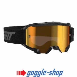 LEATT VELOCITY 4.5 MOTOCROSS MX GOGGLES - IRIZ BLACK / BRONZE LENS
