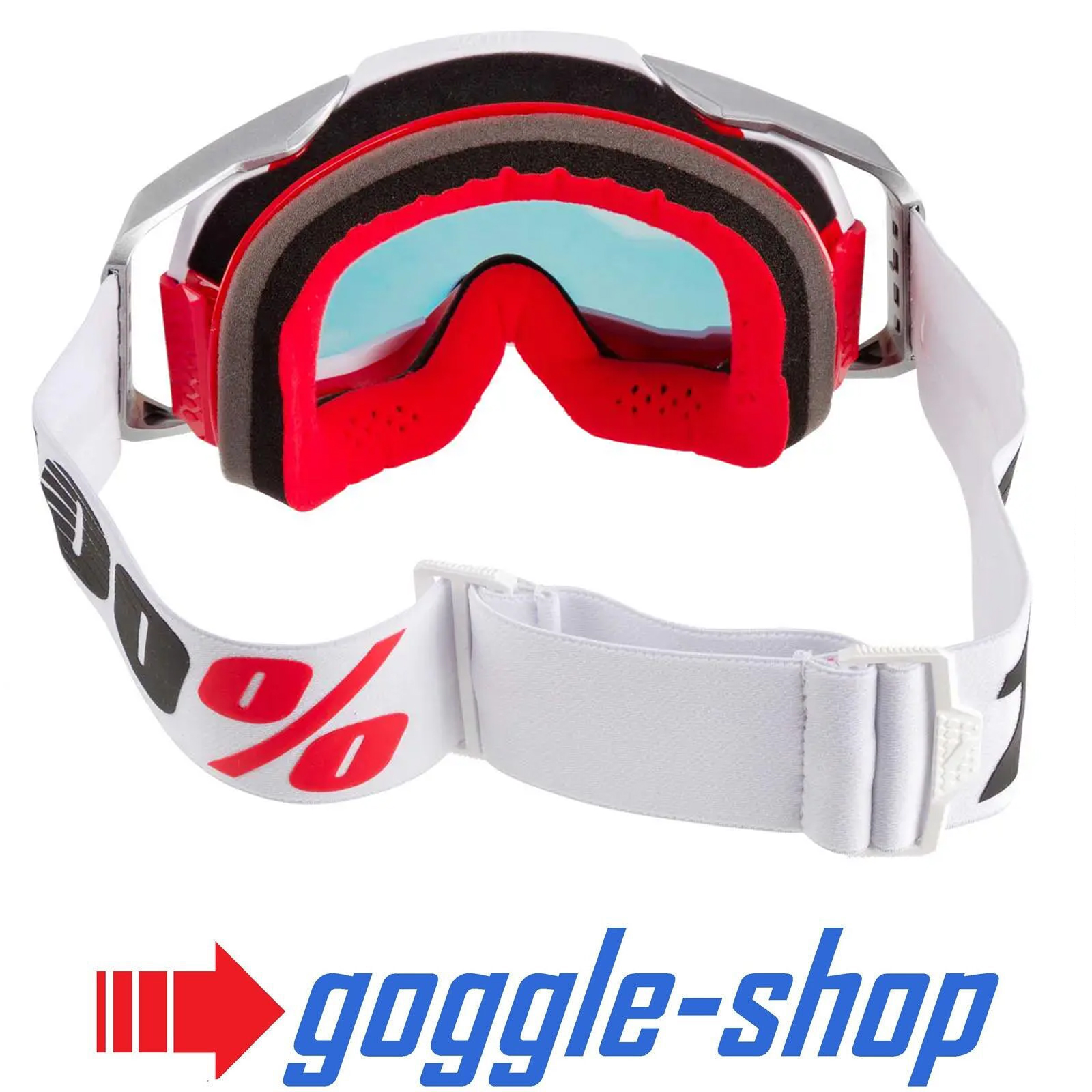 100% Armega Motocross Goggles - Lightsaber