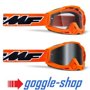 FMF 100% Powerbomb Motocross Goggles - Rocket Orange