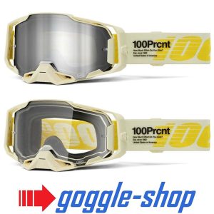 100% Armega Motocross Goggles - Barley
