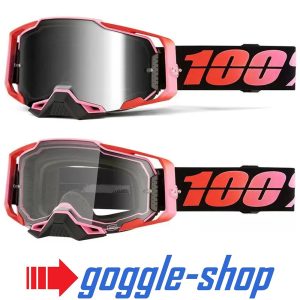 100% Armega Motocross Goggles - Guerlin