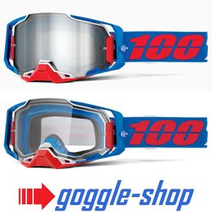 100% Armega Motocross Goggles - IRONCLAD