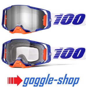 100% Armega Motocross Goggles - Lavingaad