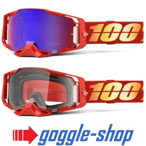 100% Armega Motocross Goggles - Nuketown